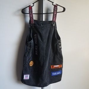 Forever 21 Black Denim Overals